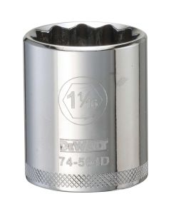DWTDWMT74564OSP image(0) - DEWALT 001Pc 12Dr Socket-12Pt-1-1/16