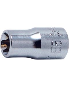 KKN2425-E5 image(0) - Ko-ken USA 1/4 Sq. Dr. TORX E5 Socket - Length 22mm