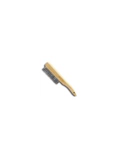 HSA9852 image(0) - H&S AutoShot UNI-9852 Stainless Steel Brush for Aluminum Repairs 10-inch Handle