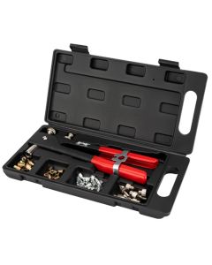 WLMW2003 image(0) - Wilmar Corp. / Performance Tool 49 Piece SAE/Met Threaded Insert Rivet Kit