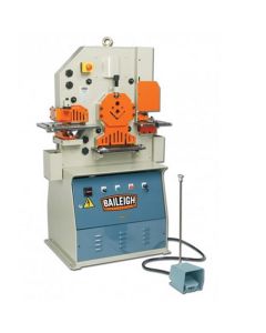 BLI1007789 image(0) - Baileigh SW-501 - 220V 1 Phase 50 Ton 5 Station Ironworker