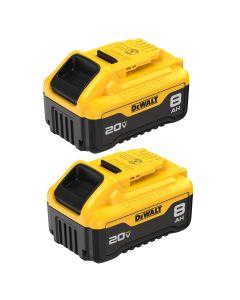 DEWALT 20V MAX*  8Ah Battery 2-Pack
