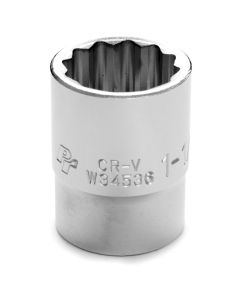 WLMW34536 image(0) - Wilmar Corp. / Performance Tool 3/4" Drive 1-1/8" 12pt Socket