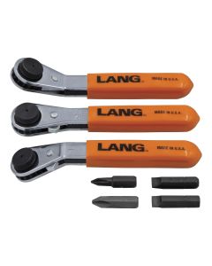 KAS5278 image(0) - Lang Tools (Kastar) 5278 - 7-PC. Ratcheting Screwdriver Bit Wrench Set