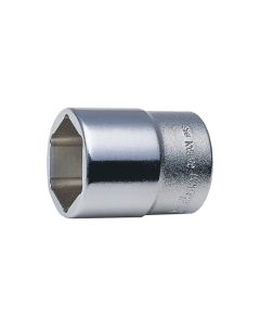 KKN4111M-24 image(0) - Ko-ken USA 4111M-24 1/2 Square Drive Socket 24 mm Double Square Length 40 mm For Lubrication service