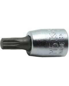 KKN2020-28-M8 image(0) - Ko-ken USA 2020.28-M8 1/4 Square Drive Bit Socket XZN M8 Length 28 mm