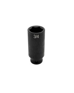 VIMIMP634D image(0) - VIM TOOLS 3/4 Inch X 3/8 Inch Drive SAE Cr-Mo Impact Socket - Deep
