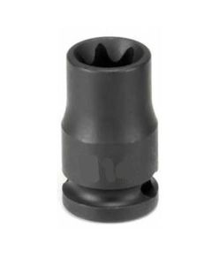 Grey Pneumatic 3/8" Drive x E12 External Star Impact Socket