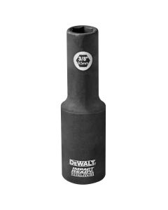 DWTDW22842 image(0) - DEWALT 3/8-Inch Impact Ready Deep Socket For 1/2-Inch Drive