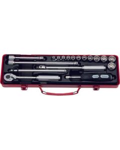 KKN3200M image(0) - Ko-ken USA 3200M 3/8 Sq. Dr. Socket set   6, 12 point   18 pieces