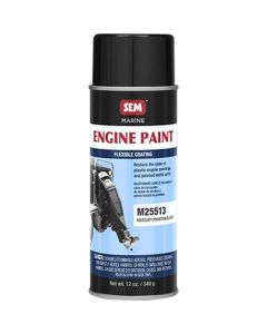SEMM25513 image(0) - SEM Paints Marine Engine Paint Mercury Phantom Black