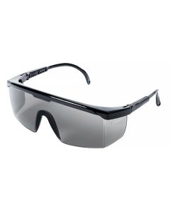 SRWS76371 image(0) - Sellstrom Safety Glasses - Sebring Series - Smoke Lens - Black Frame - Hard Coated