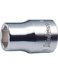 KKN3400M-19 image(0) - Ko-ken USA 3400M-19 3/8 Sq. Dr. Socket 19mm 6 point Length 30mm