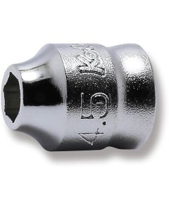 KKN2400MZ-4.5 image(0) - Ko-ken USA 1/4 Sq. Dr. Z-Series 6 point chrome Metric Socket  4.5mm