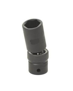 GRE2013UMD image(0) - Grey Pneumatic 1/2" Drive x 13mm Deep Universal Socket 6 Point - Black