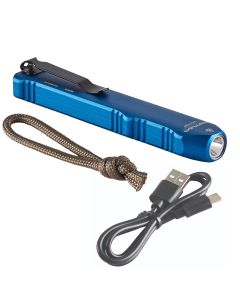 STL88817 image(0) - Streamlight Wedge - Includes USB-C Cord and Lanyard - Blue