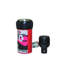 INT810-07B image(0) - American Forge & Foundry Ram - Hydraulic - 10 Ton Capacity - Threaded - Internal Return Spring - Compressed Length: 4.75" - Extended Length: 6.75" - 2" Stroke - Coupler: 1/4" 18NPTF