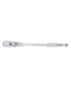 KDT81215T image(1) - GearWrench 3/8 Inch Drive 90-Tooth Flex Head Teardrop Ratchet 11 Inch