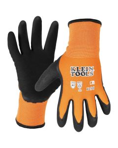 KLE60835 image(0) - Klein Tools Winter Knit Dipped Gloves, Cut Level A1, Touchscreen, Medium