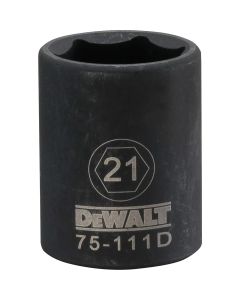 DWTDWMT75111OSP image(0) - DEWALT Dwmt 6Pt 1/2In Dr Im Skt 21 Mm