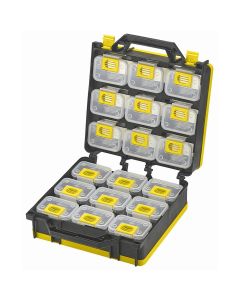 LDS1010496 image(0) - ShopSol Storage Case 2- Sided 18 bins with Carry Strap