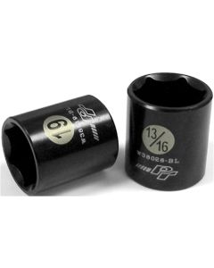WLMW38337 image(0) - Wilmar Corp. / Performance Tool 19 Piece 3/8" Drive Black Socket Set