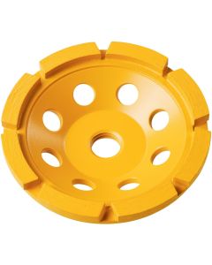 DWTDW4770 image(0) - DEWALT 4" Single Row Diamond Cup Grinding Wheel