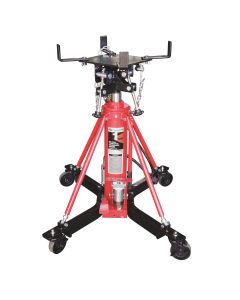 INT3102A image(0) - American Forge & Foundry Transmission Jack - Hydraulic - Telescopic - Two Stage - 2,000 Lbs. Capacity - 37" Min H to 76" High H - Manual Foot Pedal / Air Assist - Double Pump Quick Lift
