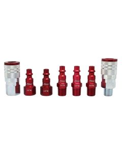 MILS-307MKIT image(0) - Milton Industries Kit, 7pc ColorFit M style 1/4-inch