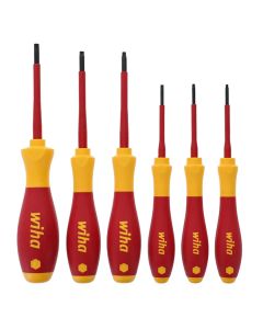 Wiha Tools 6 Piece Insulated SoftFinish Torx Screwdriver Set