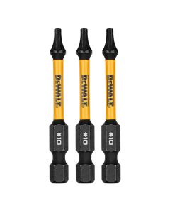 DWTDWAF2TX10IR3 image(0) - DEWALT 2.25In Torx T10 Flextorq 3Pk