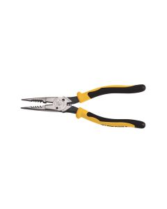 Klein Tools Pliers, All-Purpose Needle Nose, Spring Loaded, Cuts, Strips, 8.5-Inch