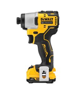 DWTDCF801F2 image(0) - DeWalt XTREME 12V MAX* Brushless Cordless 1/4-in. (6.4mm) Impact Driver with (2) 2.0 Ah Batteries and Charger
