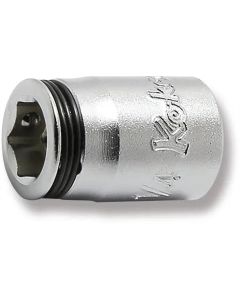 KKN2450AS-1-4 image(0) - Ko-ken USA Special 1/4 Sq. Dr. Short NUT GRIP&reg; Socket - 1/4