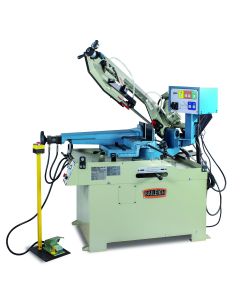 BLI1001570 image(0) - Baileigh BS-350SA - 10.63" Semi-Auto Variable Speed Dual Mitering Bandsaw 2HP, 220V 1 Phase