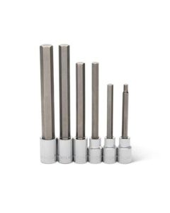 KDT82588 image(0) - GearWrench 6 Piece 1/2 Inch Drive Metric Long Hex Bit Socket Set