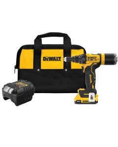 DWTDCF403D1 image(0) - DeWalt 20V MAX* XR Brushless Cordless 3/16-in. Rivet Tool Kit