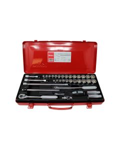 KKN3279AM image(0) - Ko-ken USA 3279AM 3/8 Sq. Dr. Socket set   12 point   35 pieces