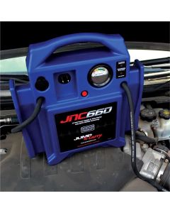 SOLJNC660 image(0) - Clore Automotive JNC660 Jump-N-Carry 1700A 12 Volt Jump Starter with Power Supply and Auto Charge Technology - Blue