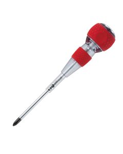 VES250P2100 image(0) - Vessel Tools No.250 Ball Grip Tang-Thru Screwdriver w/Ceramic Ball PH2x100