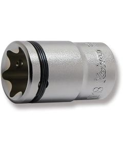 KKN3425-E182B image(0) - Ko-ken USA 3425-E18(2B) 3/8 Square Drive NUT GRIP TORX E18 Socket - Length 32 mm