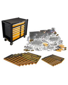 KDTMEGAMODMRO image(0) - GEARWRENCH 614 Piece MEGAMOD Master Mechanics Hand Tool Set with Modular Foam Trays and Mobile Work Station