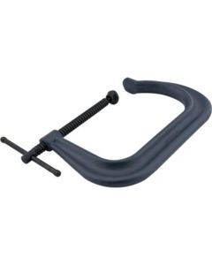 WIL4406 image(0) - Wilton 4406 - 4400 Series Drop forged C-Clamp - Extra Deep-Throat, Regular-Duty, 0" - 6" Jaw Opening
