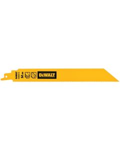DWTDWAR9114 image(0) - DEWALT 9 In Bi-Metal Reciprocating Saw Blade 14 TPI (5 Pack)