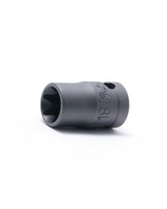 KKN24425-E18 image(0) - Ko-ken USA 24425-E18 1/2 Square Drive Socket TORX E18 Length 37 mm