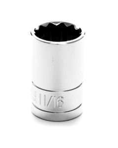 WLMW32522 image(0) - Wilmar Corp. / Performance Tool 1/2" Drive 11/16" 12pt Socket