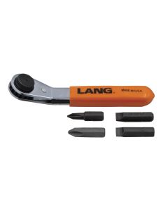 KAS5370 image(0) - Lang Tools (Kastar) 5370 - 5-PC. Offset Ratcheting Screwdriver Bit Wrench Set