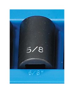GRE2120R image(0) - Grey Pneumatic 1/2" Drive x 5/8" Standard - 12 Point Socket