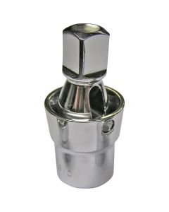 VIMUJ458 image(0) - VIM Tools 1/2 Inch Smooth 45 Degree U-Joint Socket Adapter 1/4 Inch Square Drive
