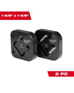 MLW49-16-0158 image(0) - Milwaukee Tool 1-5/8 Inch x 1-5/8 Inch Single Strut Shearing Dies